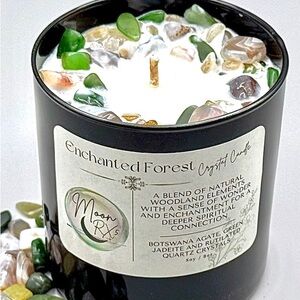 Enchanted Forest Crystal Candle - Adventurous Spirit lush luminous scent
